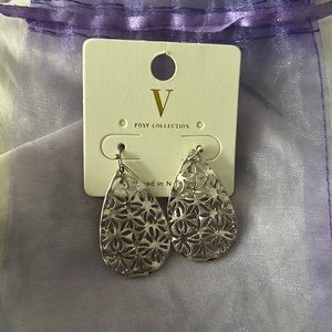 Silver earrings